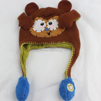 Vente chaude drôle enfant en bas âge chaud bonnet tricoté enfant hiver bonnet chapeau tendance populaire chapeaux