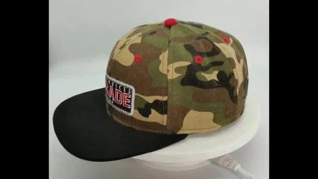 Casquette de camouflage de chapeau de l'armée de promotion 100 % coton